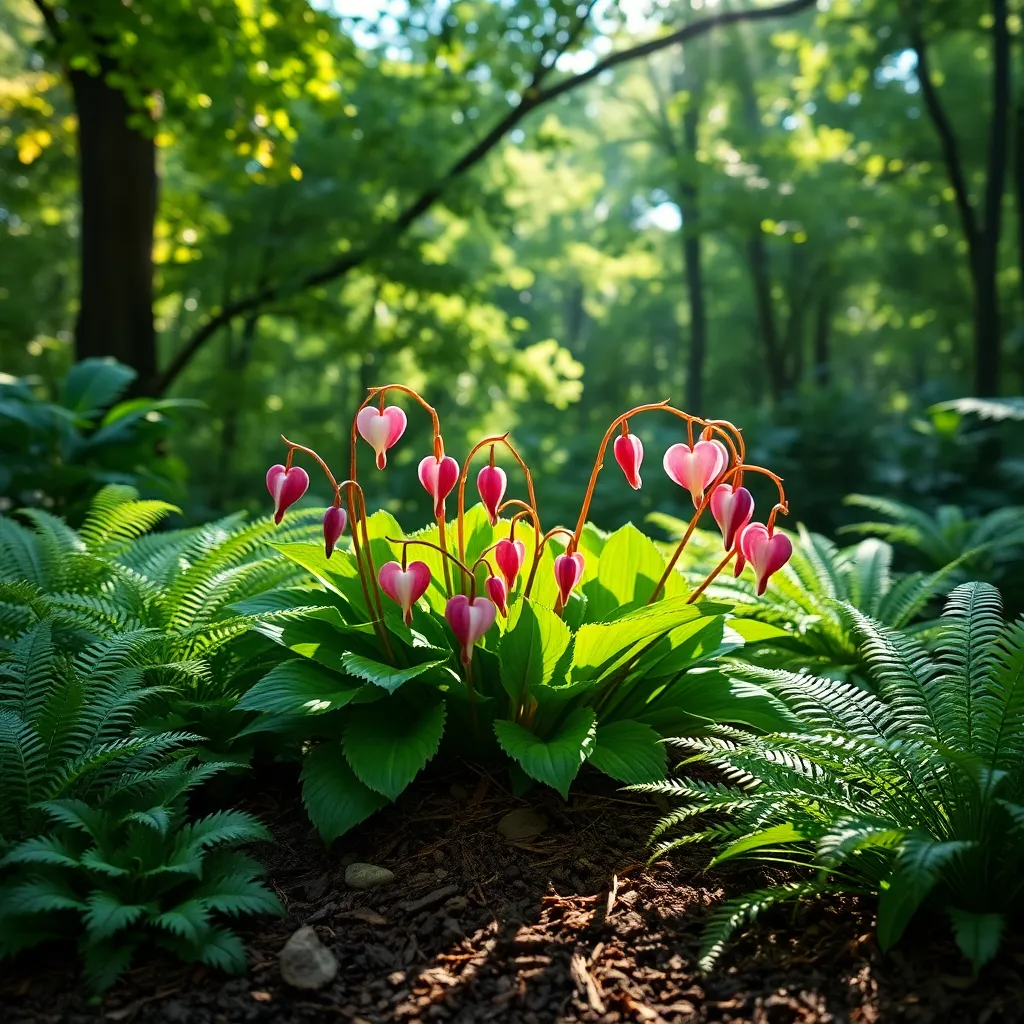 Bleeding Heart: Delicate Shade Blooms