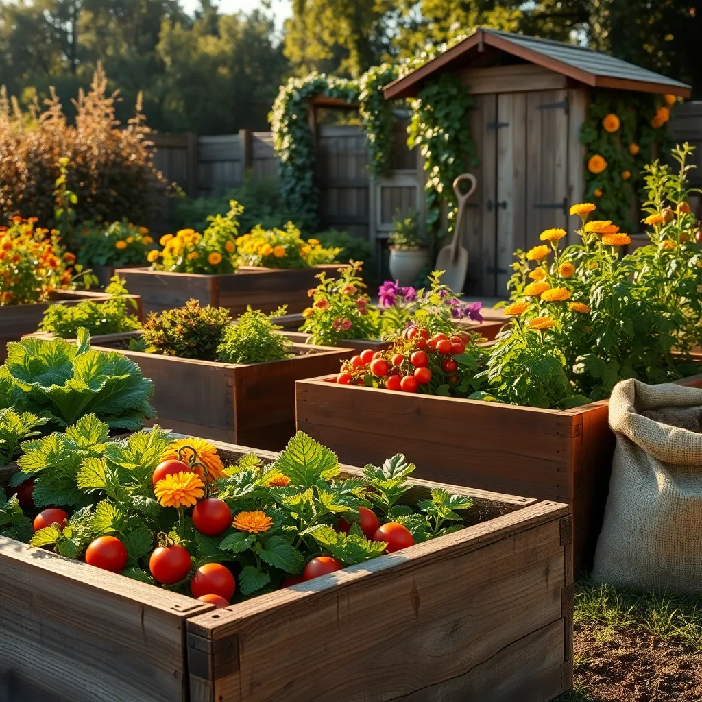 Build Raised Beds with Salvaged Wood