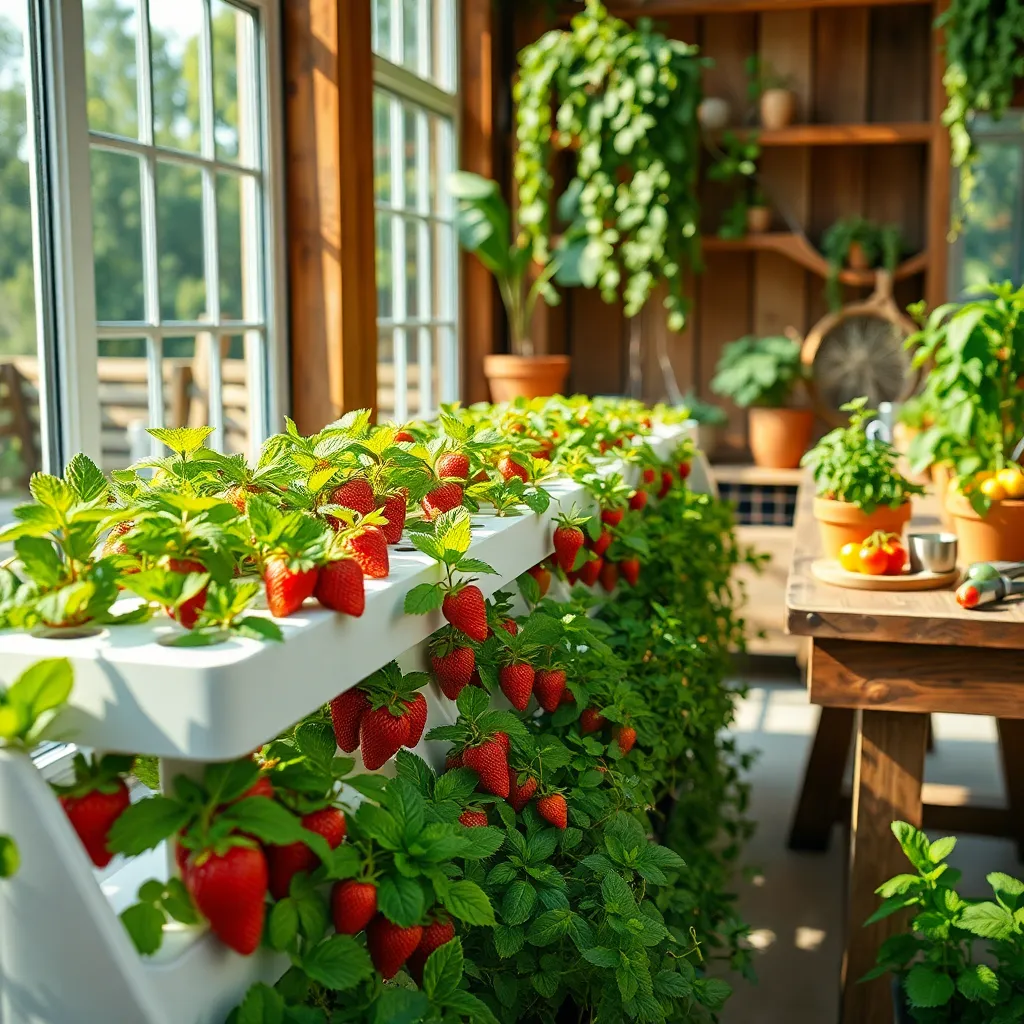 Hydroponic Fruit Garden Setups