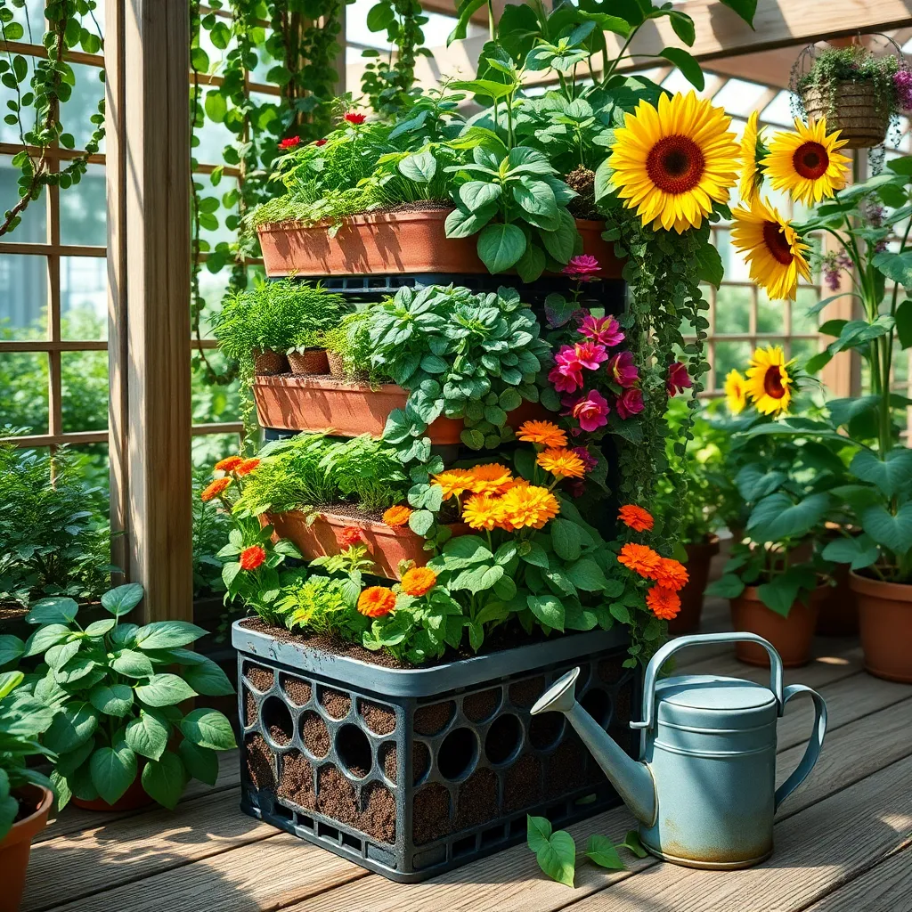 Opt for Stackable Planter Systems
