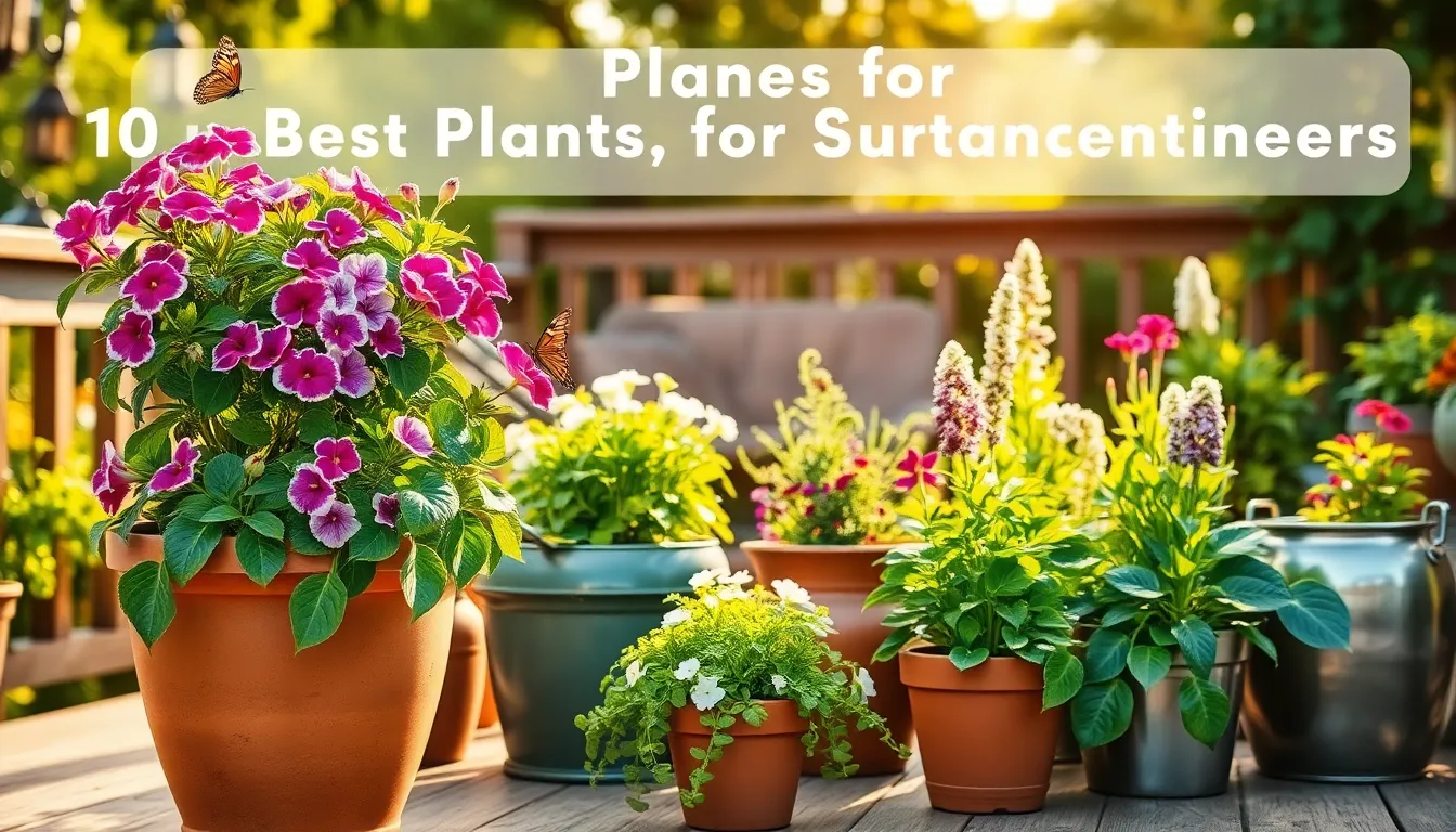 10 Best Plants for Outdoor Containers