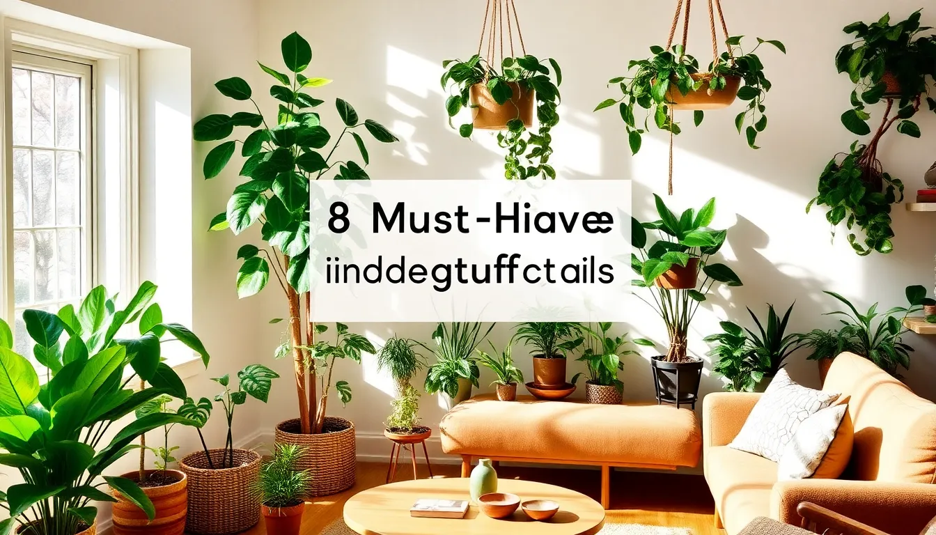 8 Must-Have Indoor Plants for Your Living Room