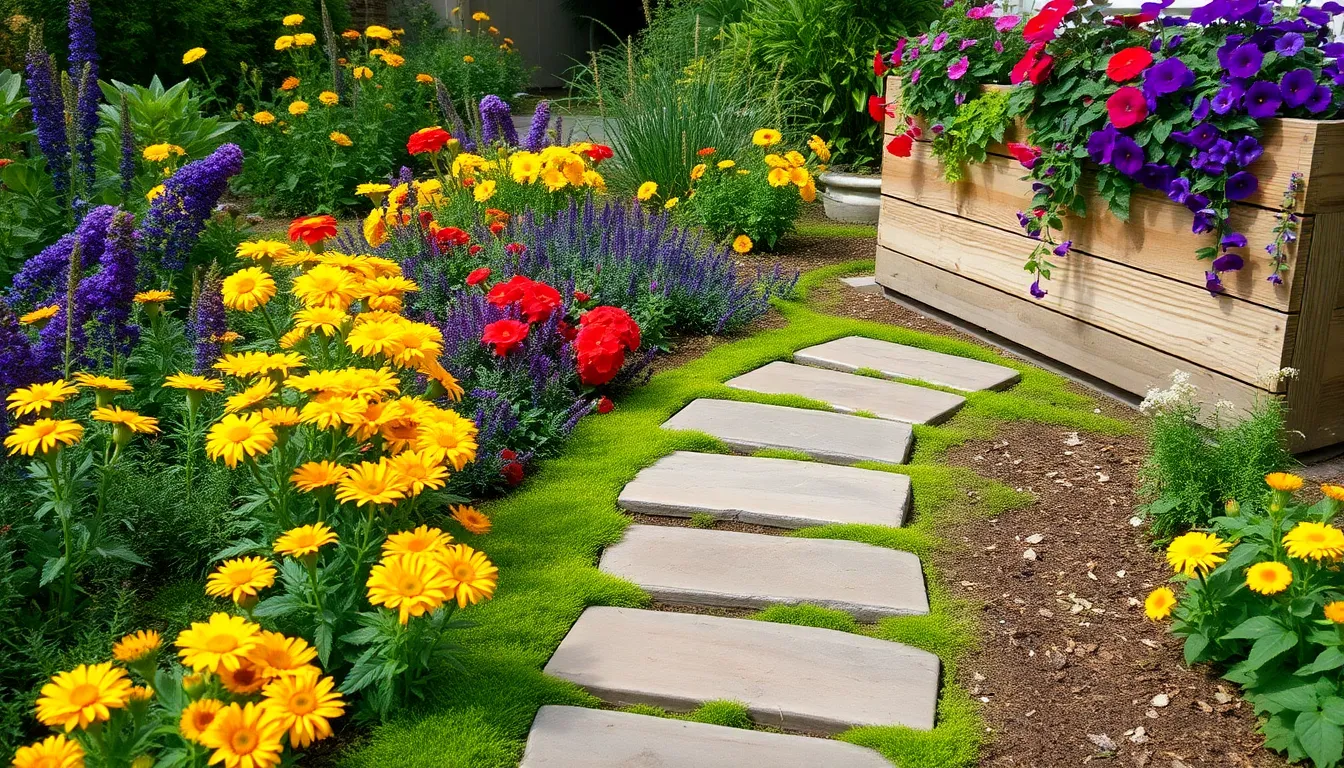 Easy Flower Garden Design Ideas
