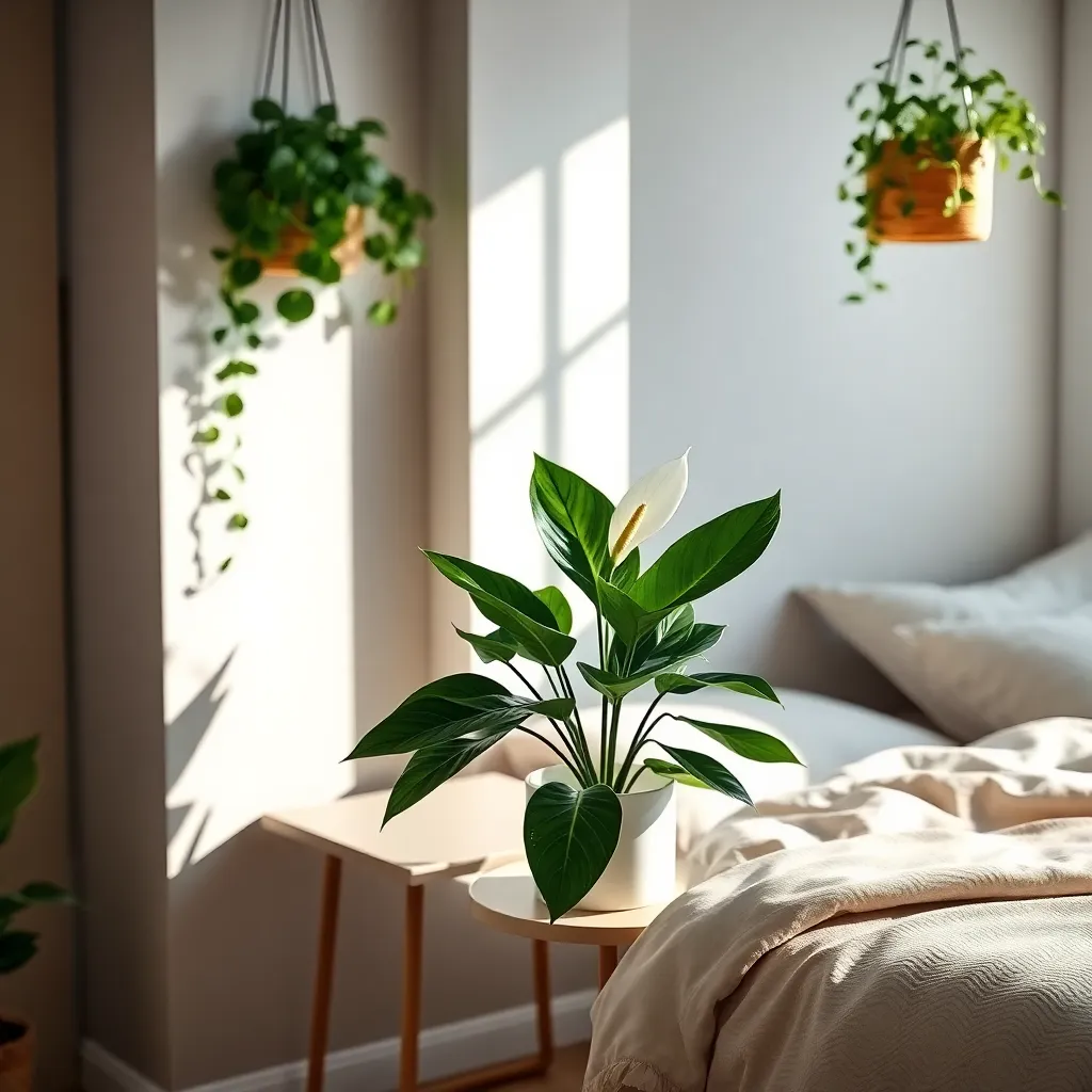 Peace Lily (Spathiphyllum wallisii)