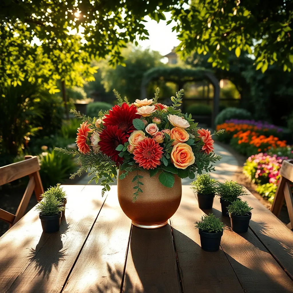 Arrange with Seasonal Centerpieces