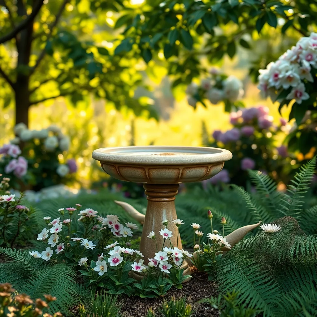 Install a Bird Bath