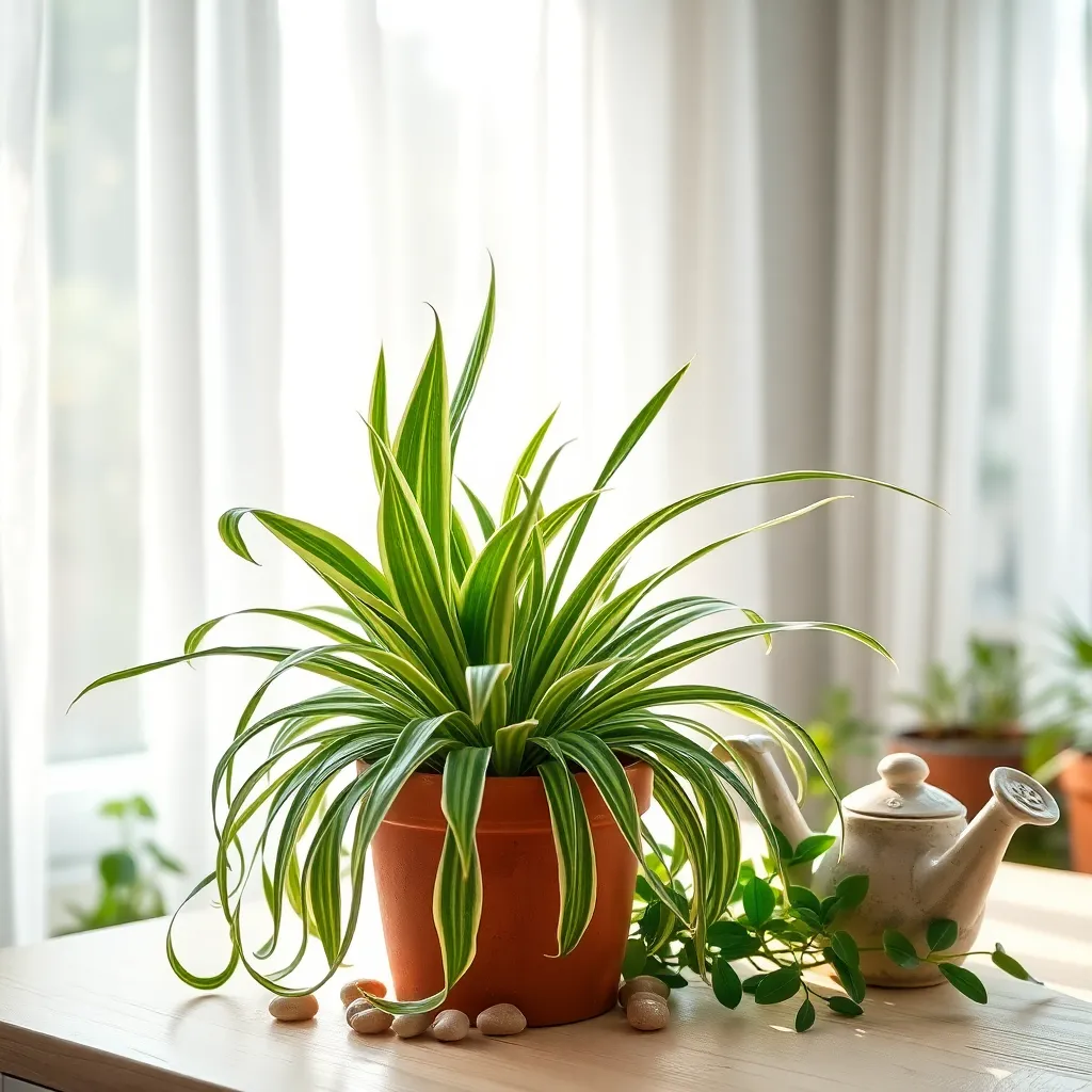 Spider Plant (Chlorophytum comosum)