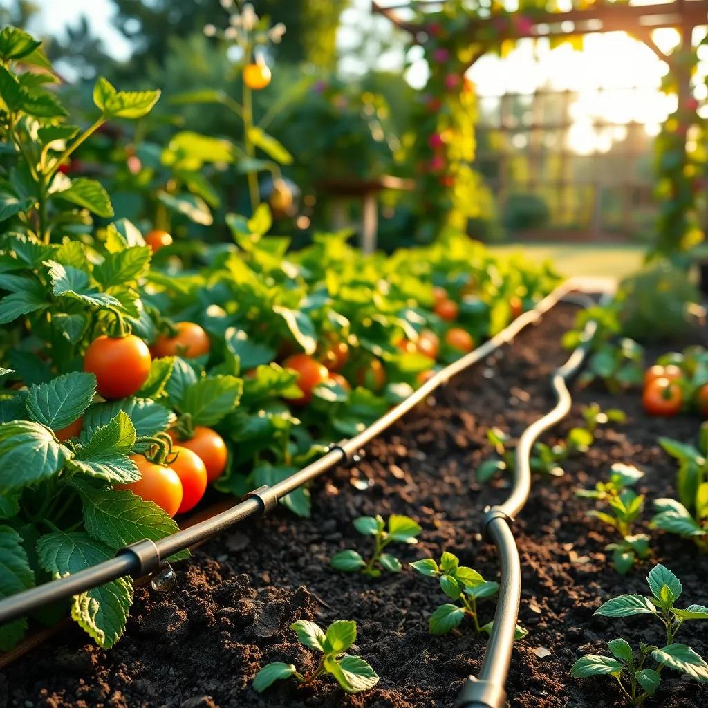 Install Efficient Drip Irrigation