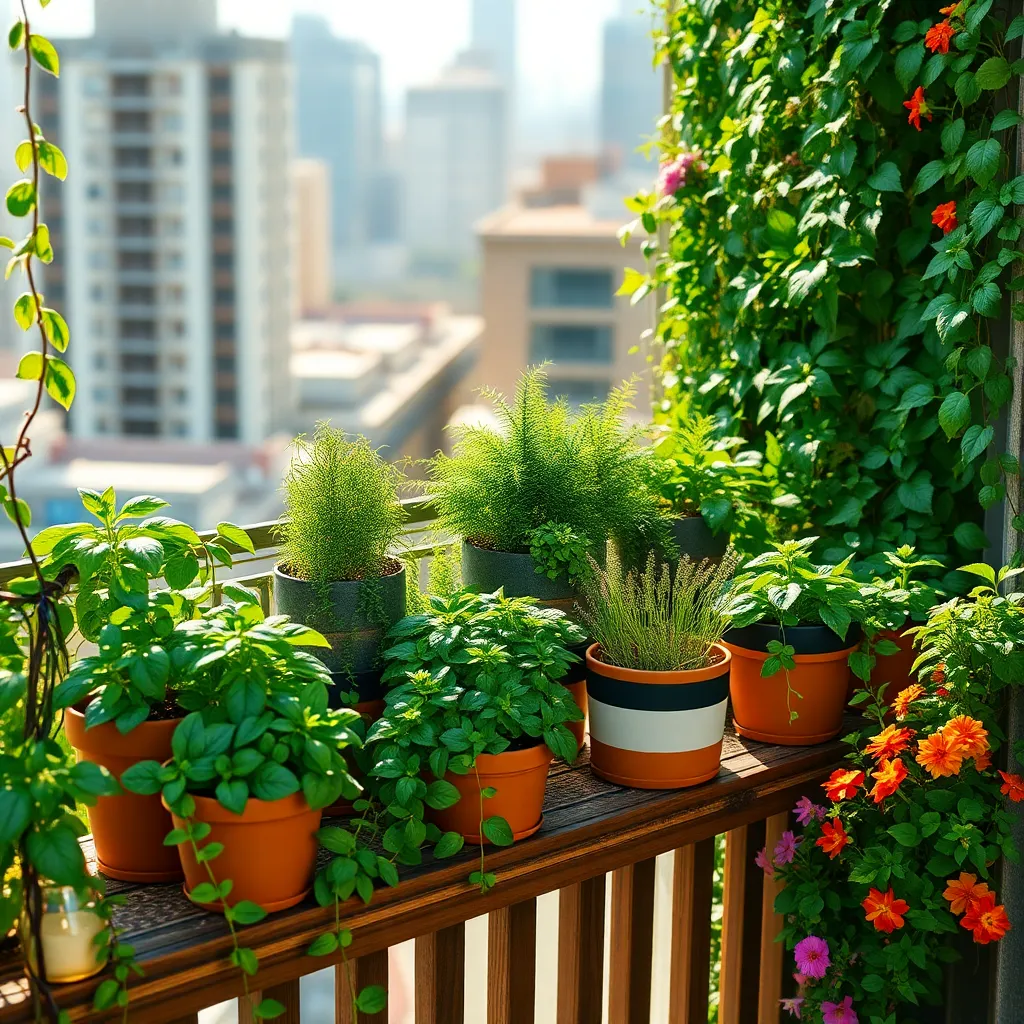 Compact Herb Planters (Space-Saving Aromatics)