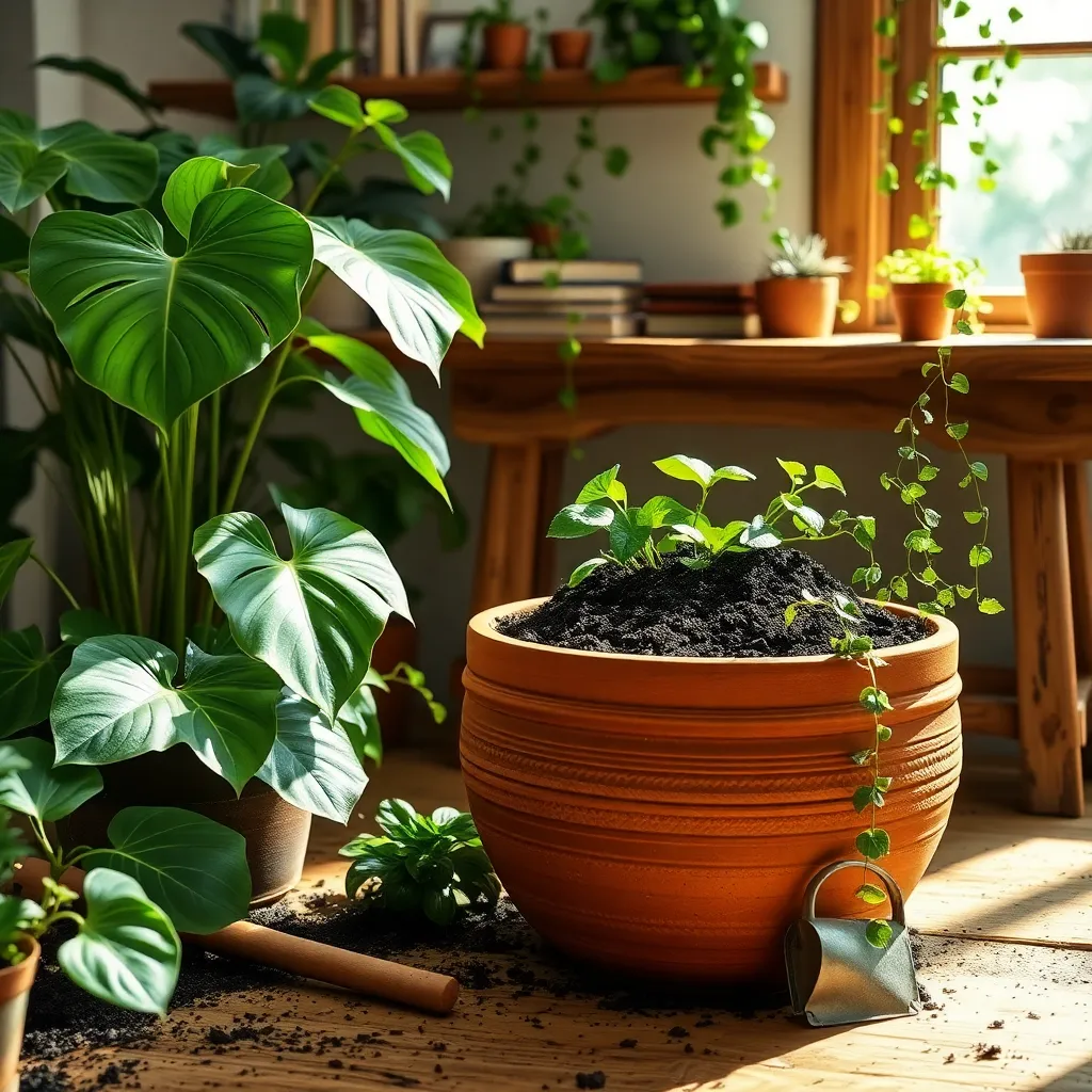 Use Proper Indoor Potting Soil