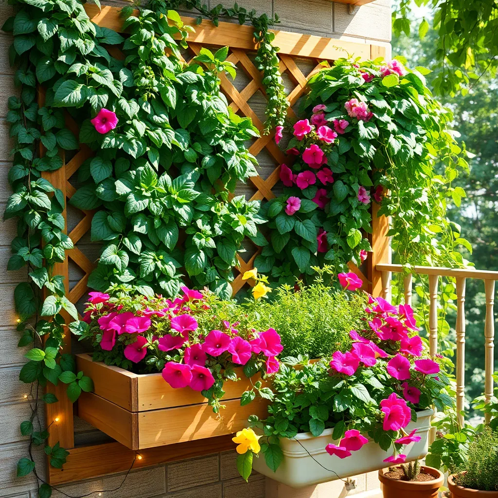 Vertical Garden Trellises (Maximize Balcony Space)