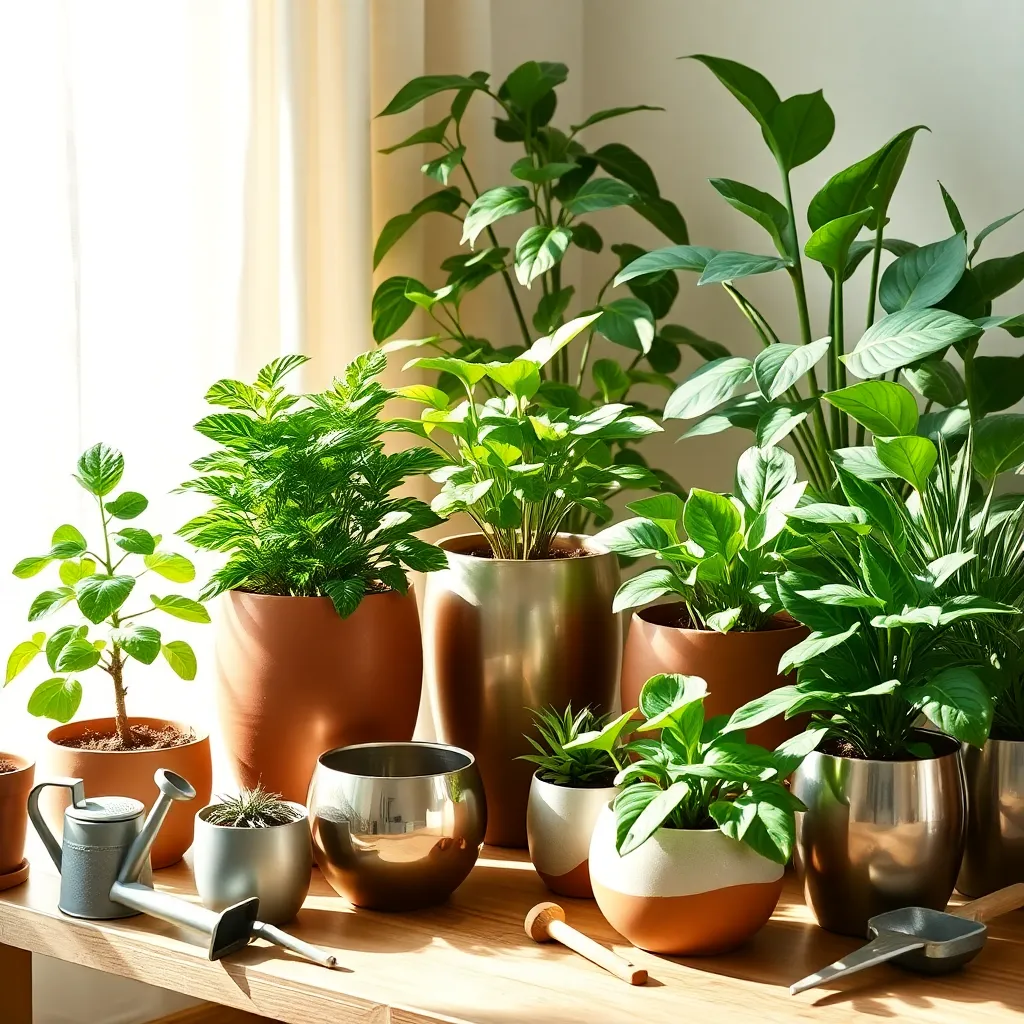 Match Pot Style with Decor