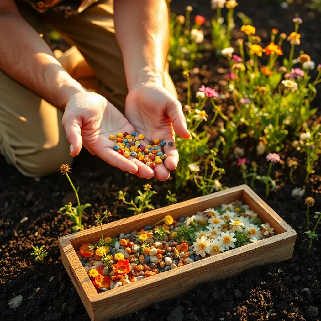 Sow Seeds Evenly and Sparsely