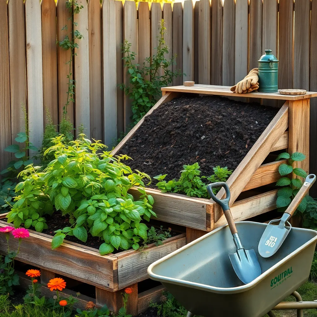 Build Compost Bins from Pallets