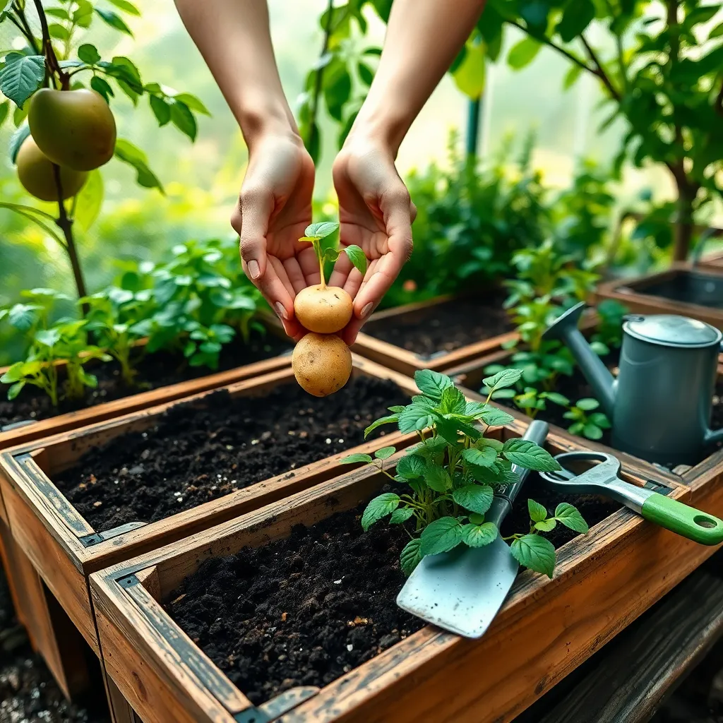 Plant Seed Potatoes Correctly