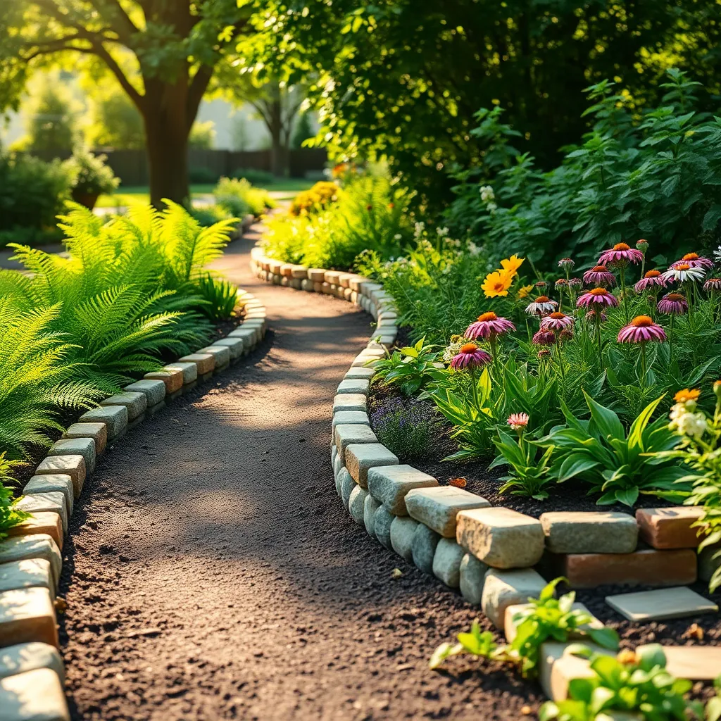 Incorporate Decorative Edging Materials