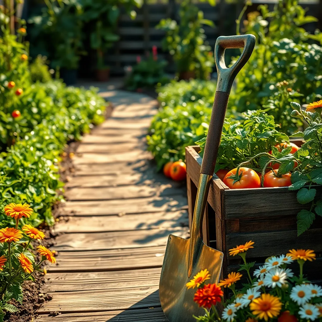 Versatile Garden Hoe for Weeding