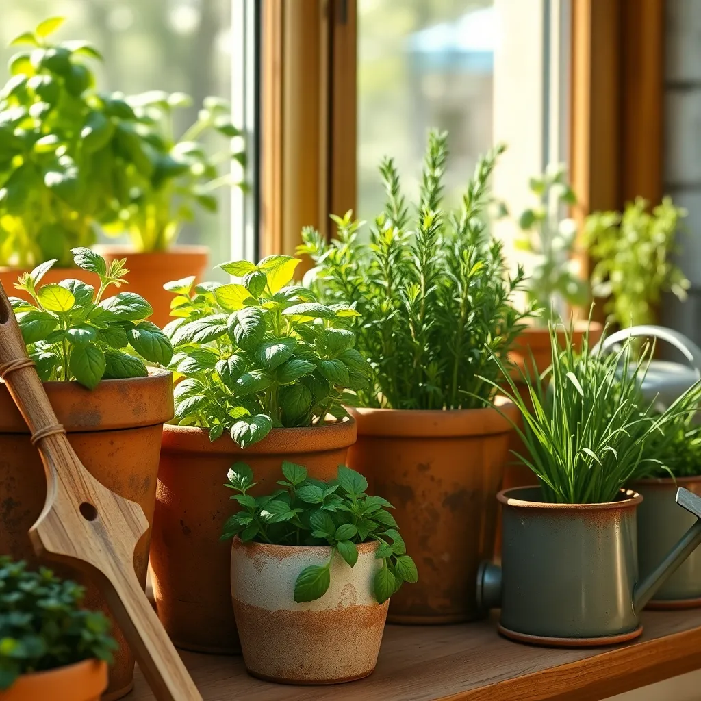 Prepare Windowsill Containers