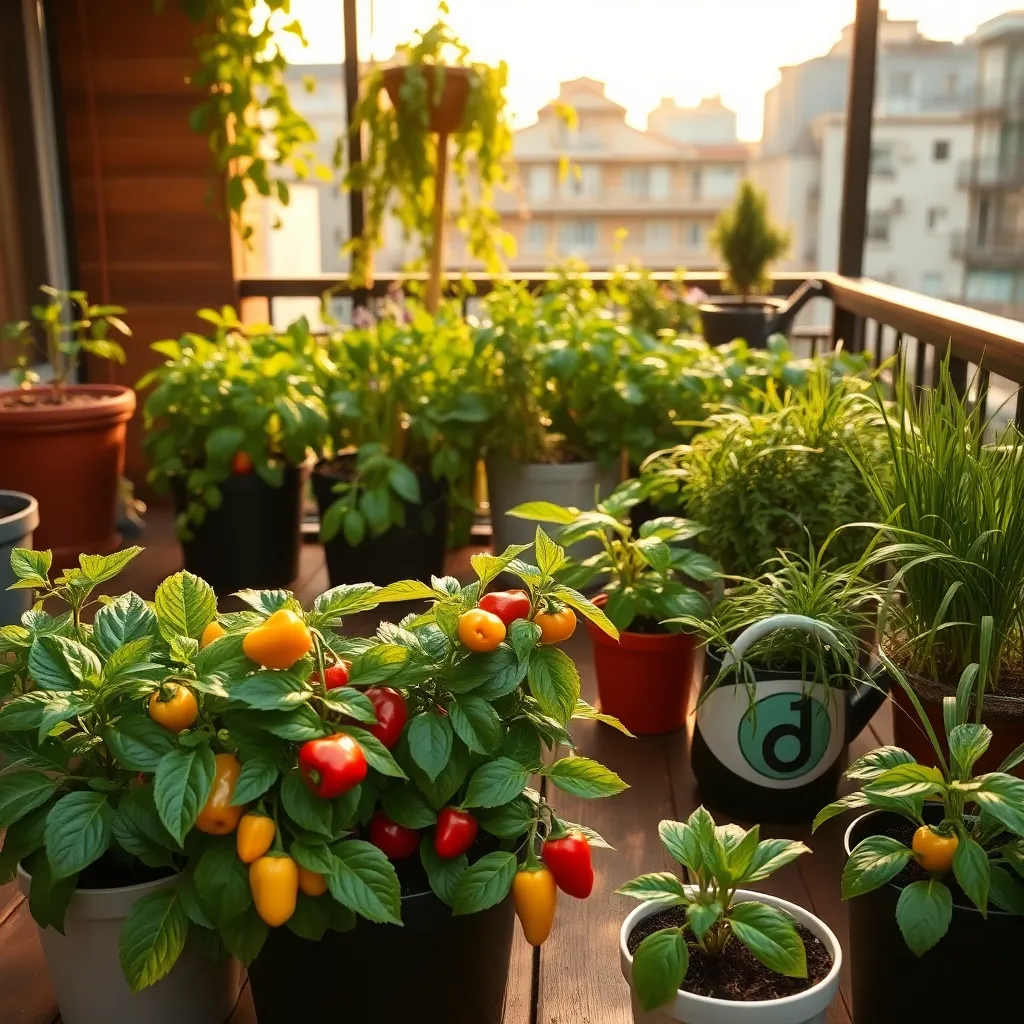 Select Compact Pepper Varieties