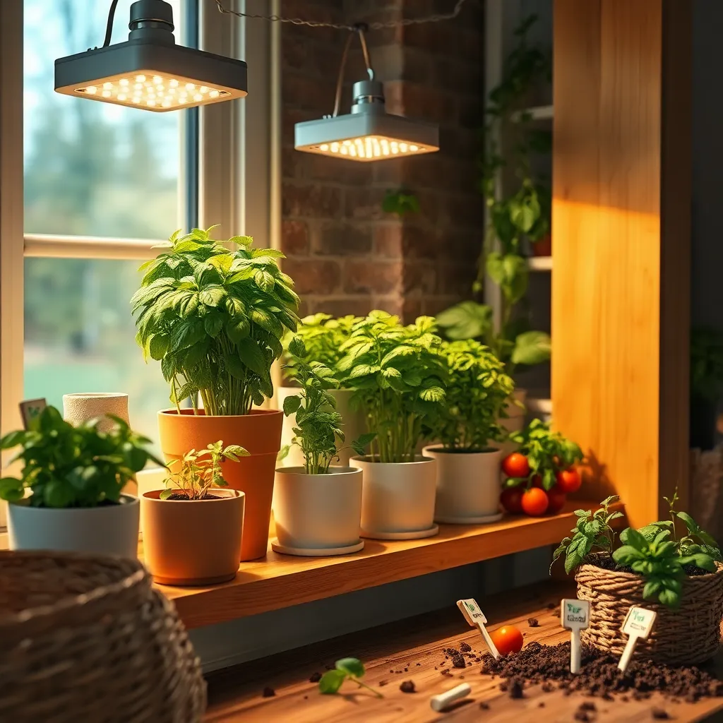 Compact LED Grow Lights (Indoor Sunlight Solution)
