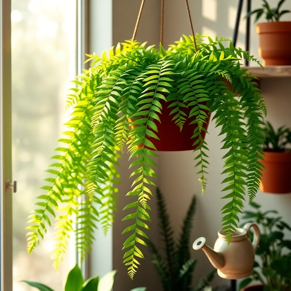 Boston Fern (Nephrolepis exaltata)