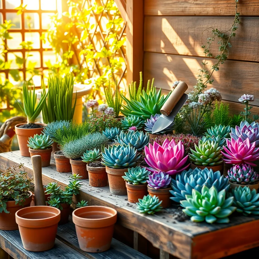 Maintaining Your Succulent Creations