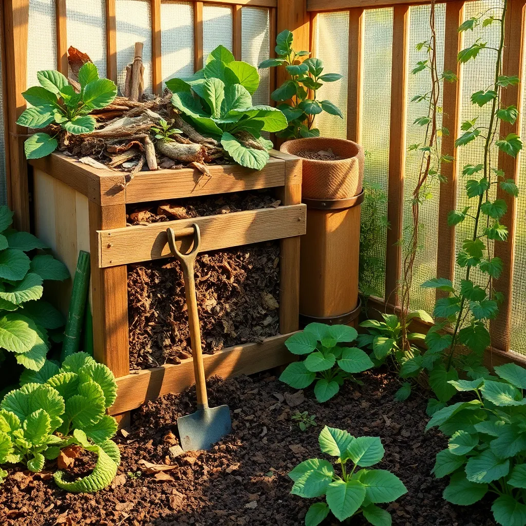 Compost Bins (Eco-Friendly Fertilizer Source)