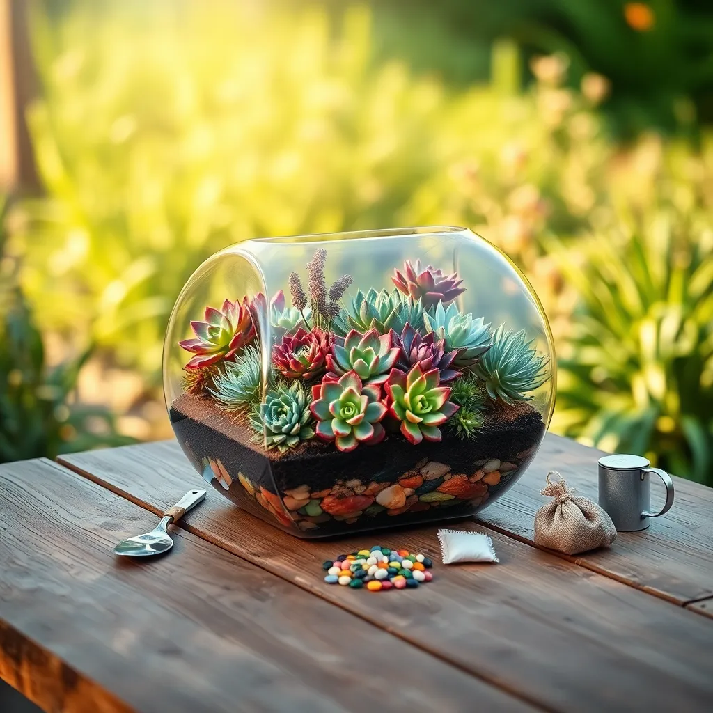 Arrange and Plant Succulents