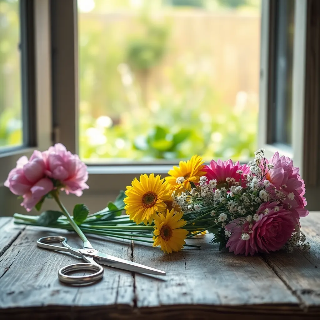 Trim Stems to Desired Length