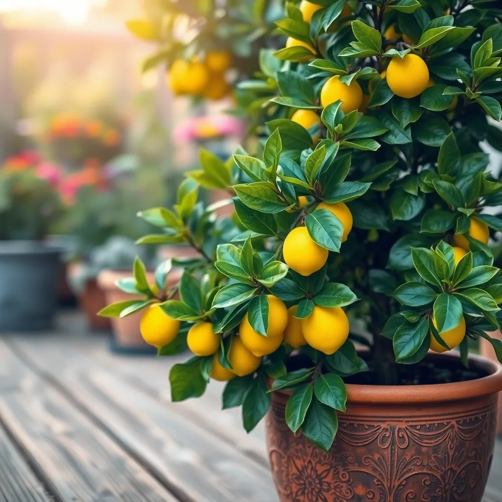 Dwarf Lemon Tree (Compact Citrus Delight)