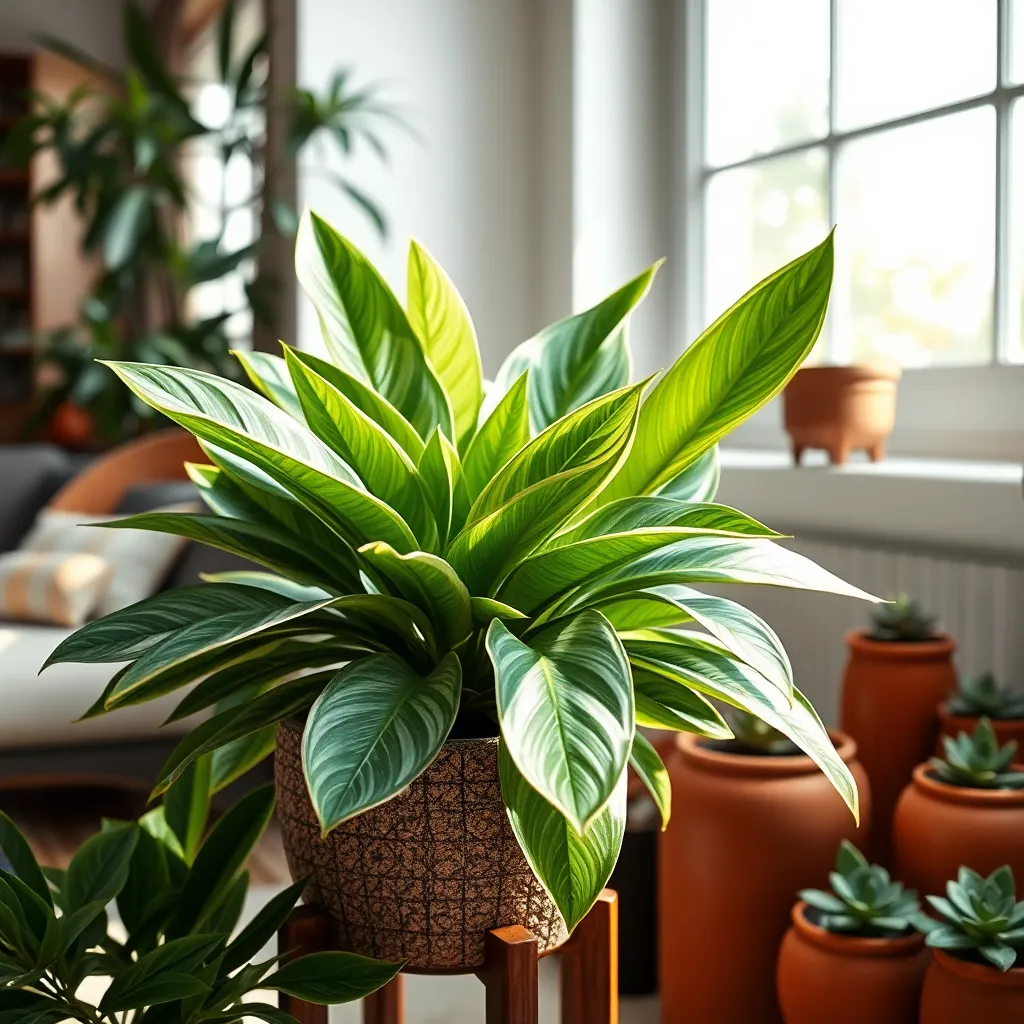 Chinese Evergreen (Aglaonema commutatum)