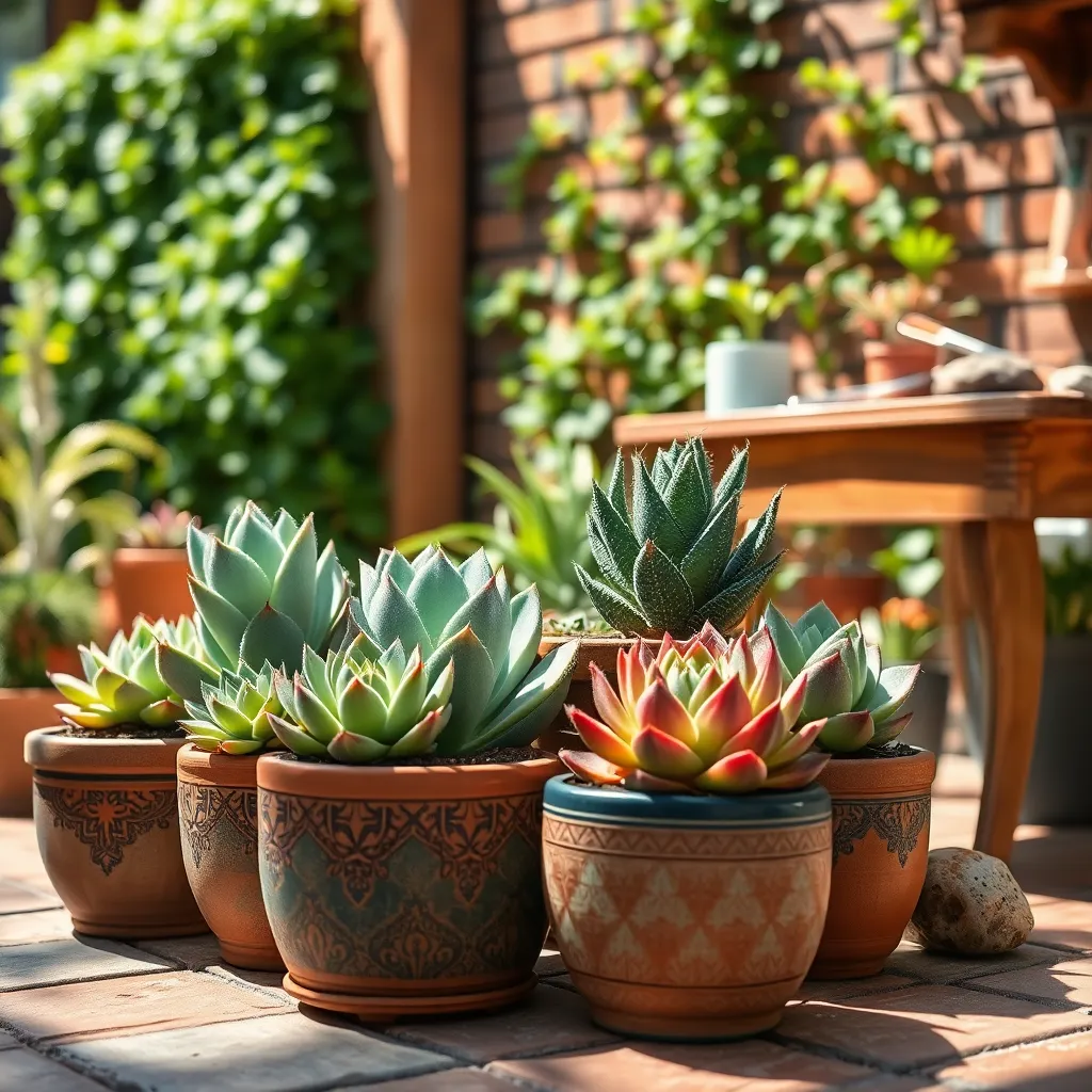 Plant Succulents with Care