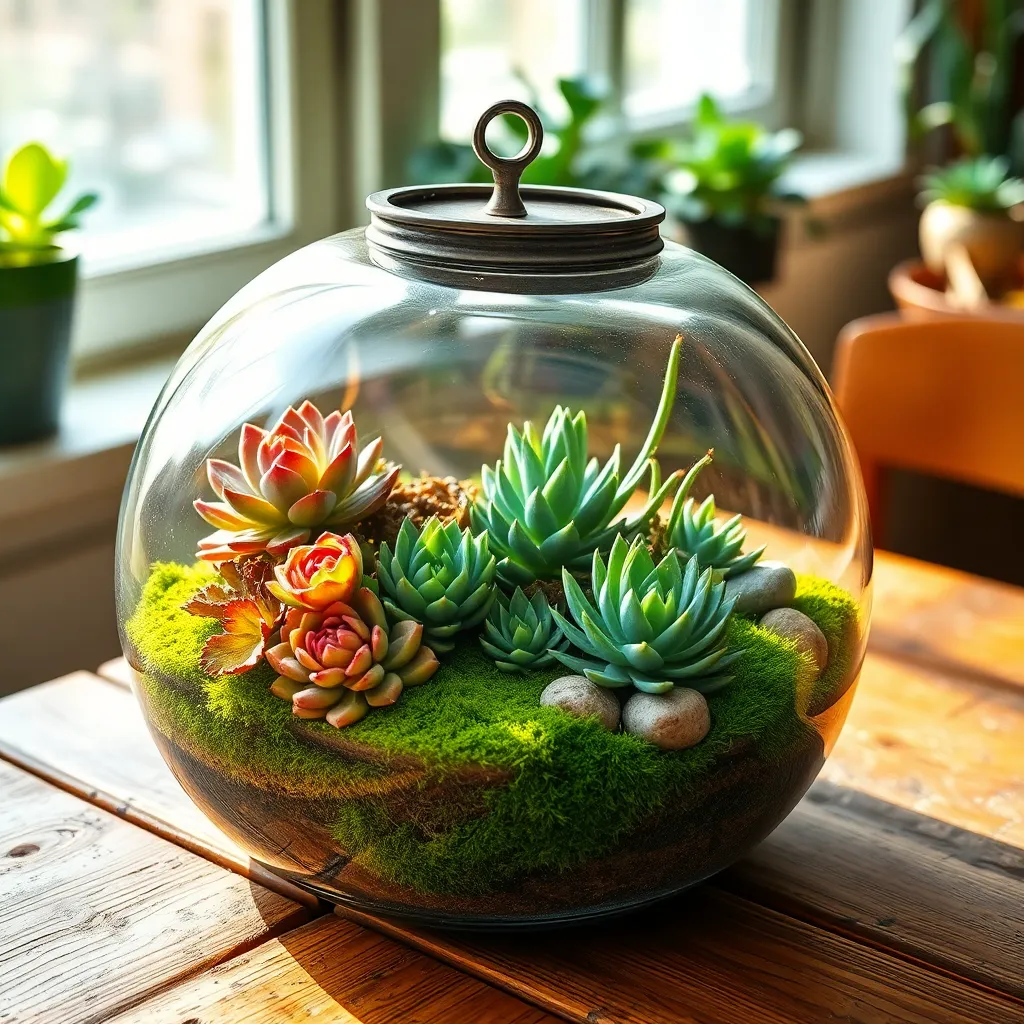 Decorate with Moss and Stones