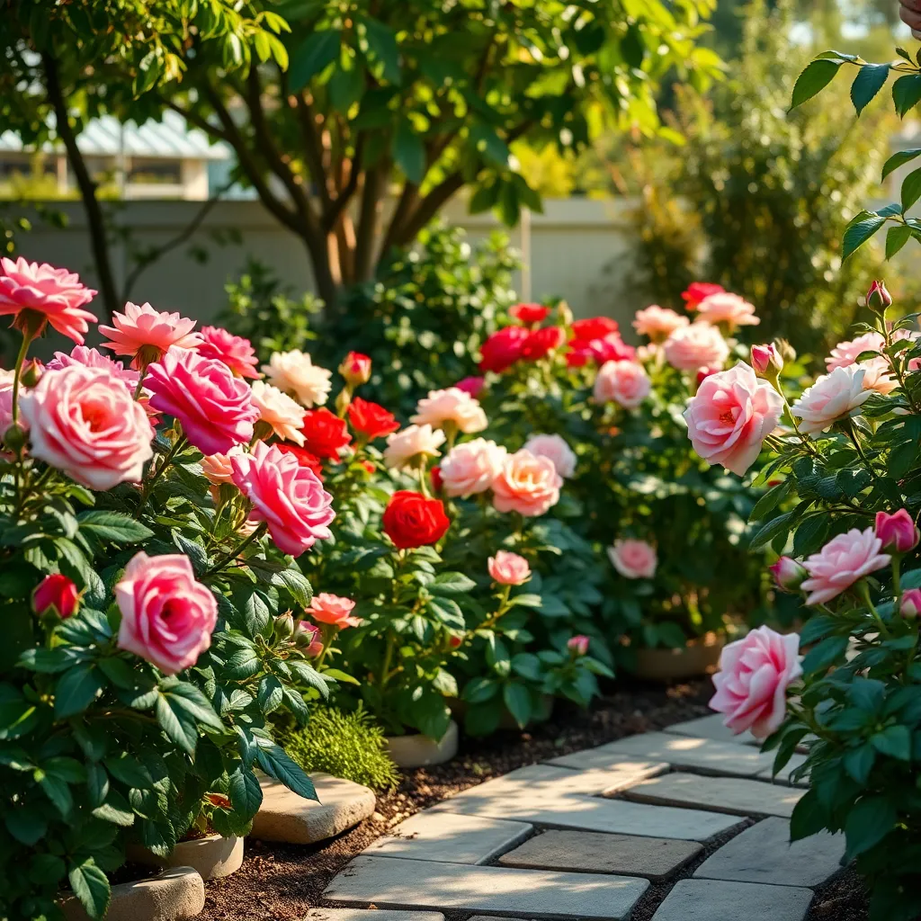 Space Roses for Air Circulation
