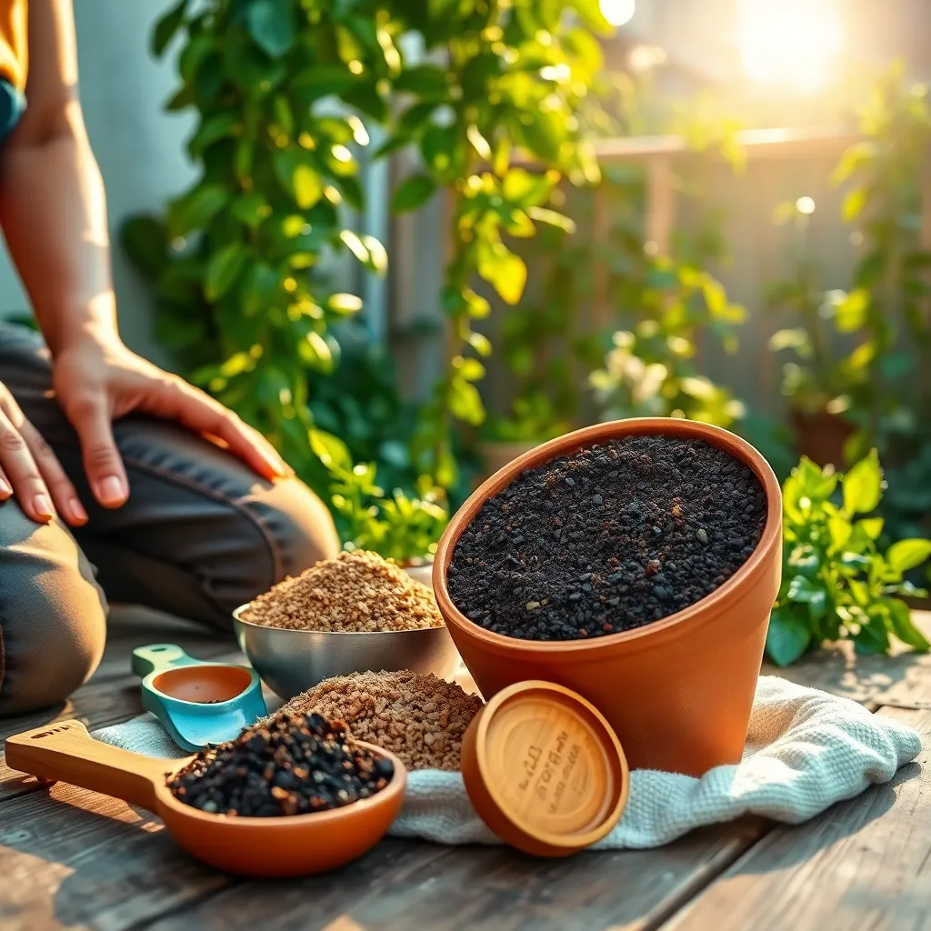 Prepare Well-Draining Soil Mix