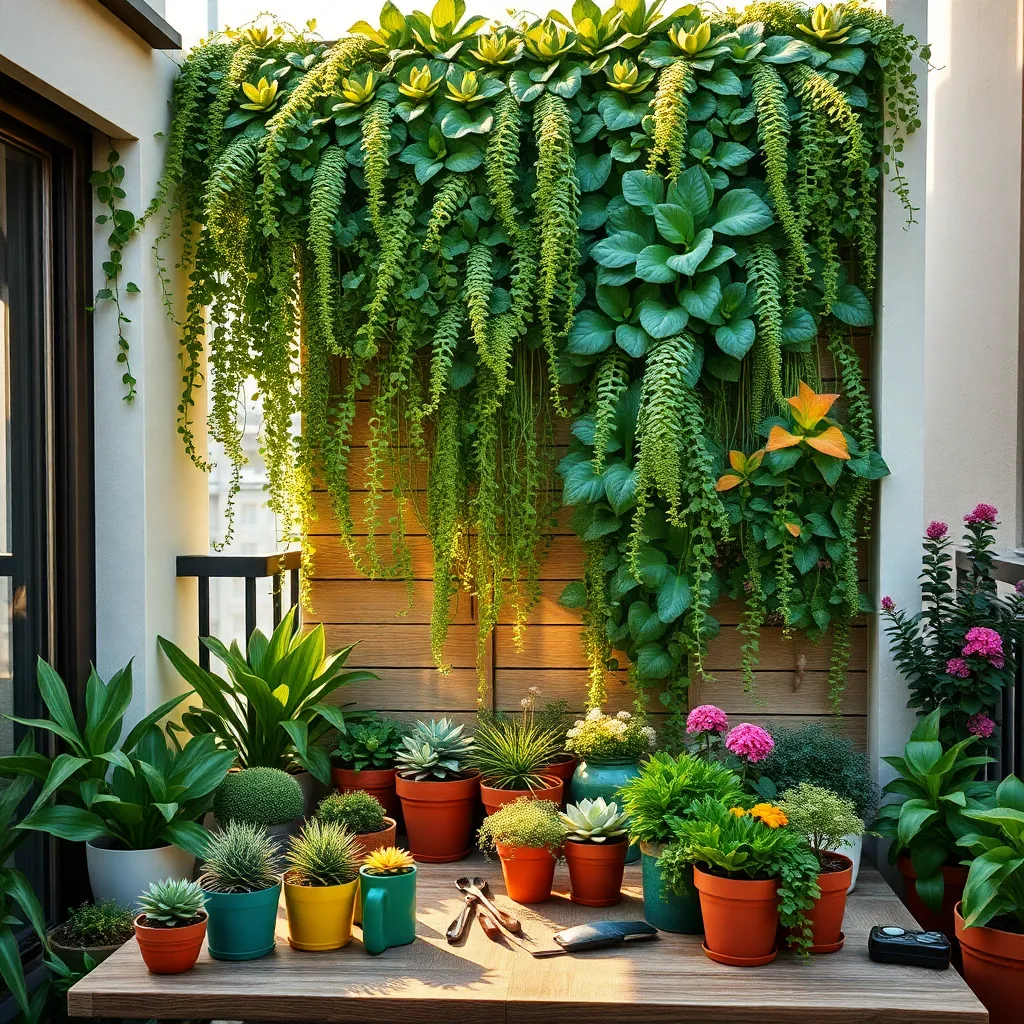 Utilize Vertical Plant Walls