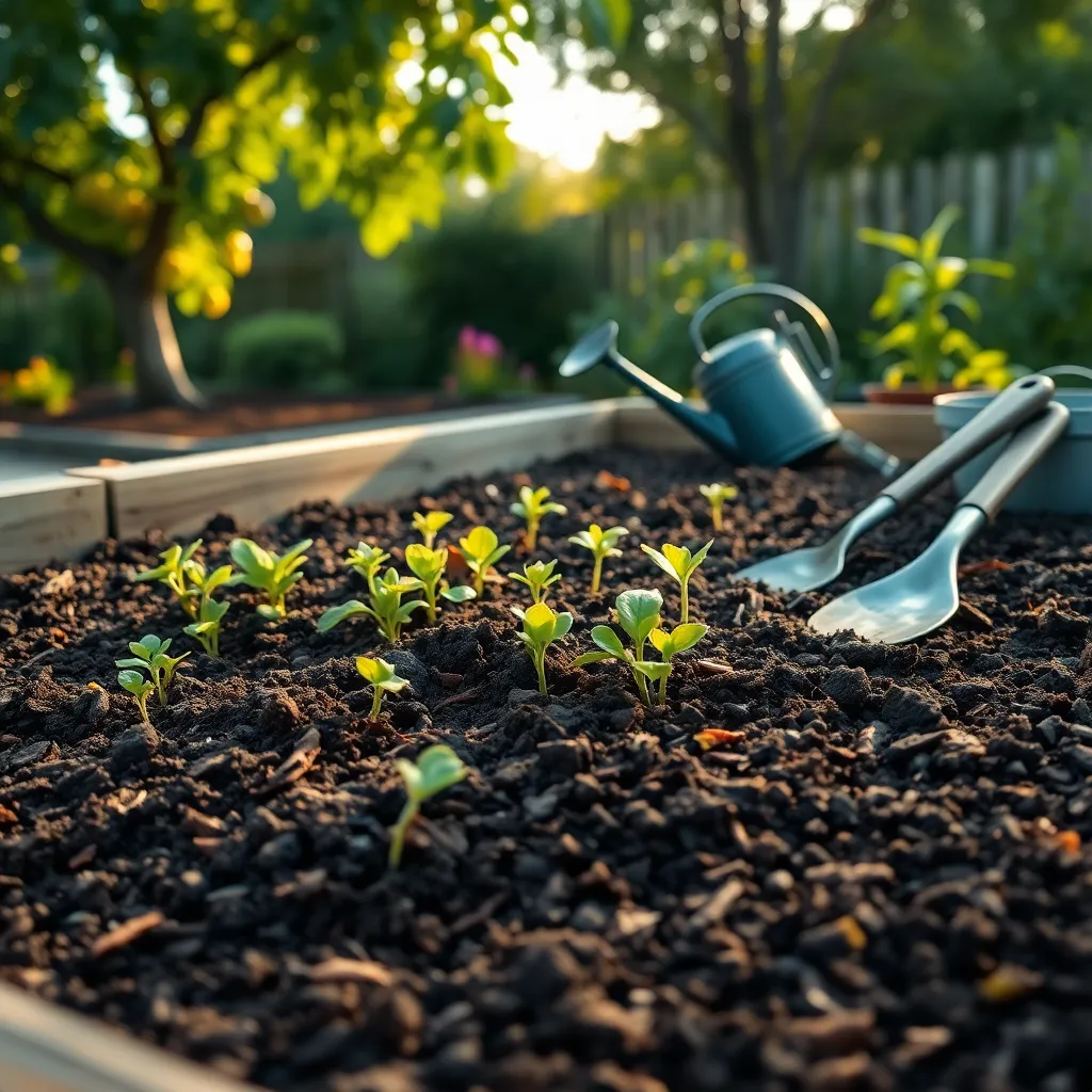 Fill with Quality Soil Mix