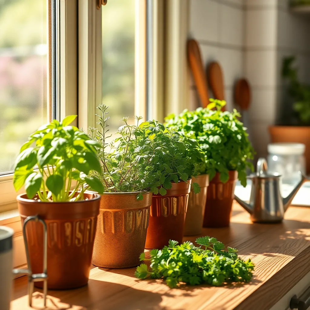 Plant Herbs with Adequate Spacing
