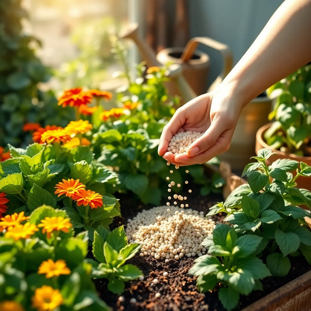 Incorporate Slow-Release Fertilizers