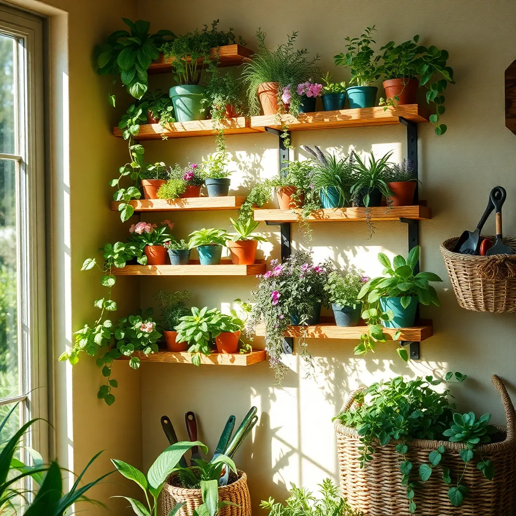 Utilize Wall-Mounted Shelves