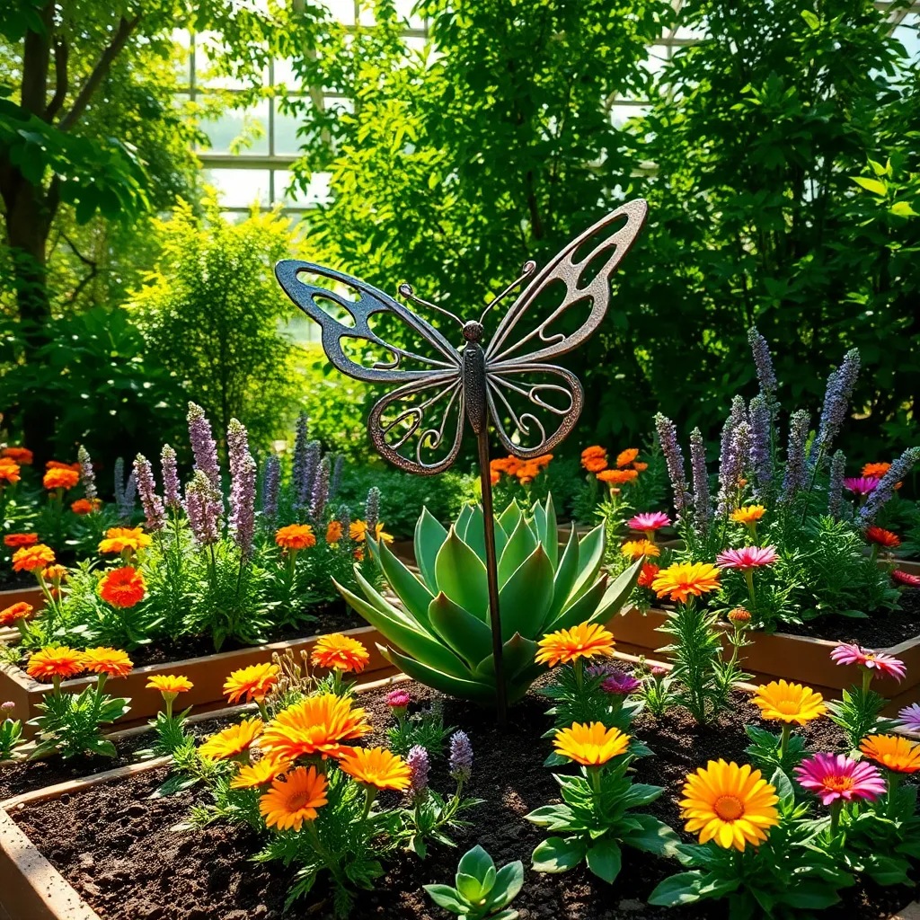 Design Garden Art with Scrap Metal