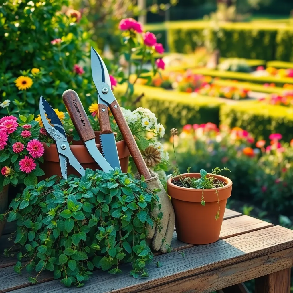 Gather Essential Pruning Tools