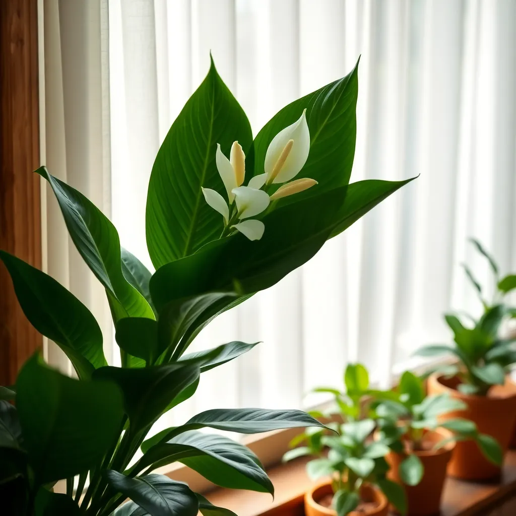 Peace Lily (Spathiphyllum wallisii)