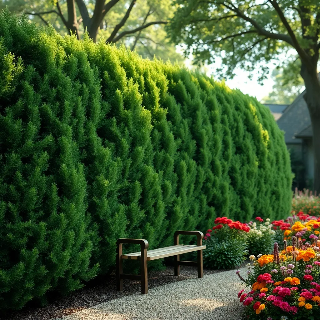 Evergreen Hedges (Year-Round Coverage)