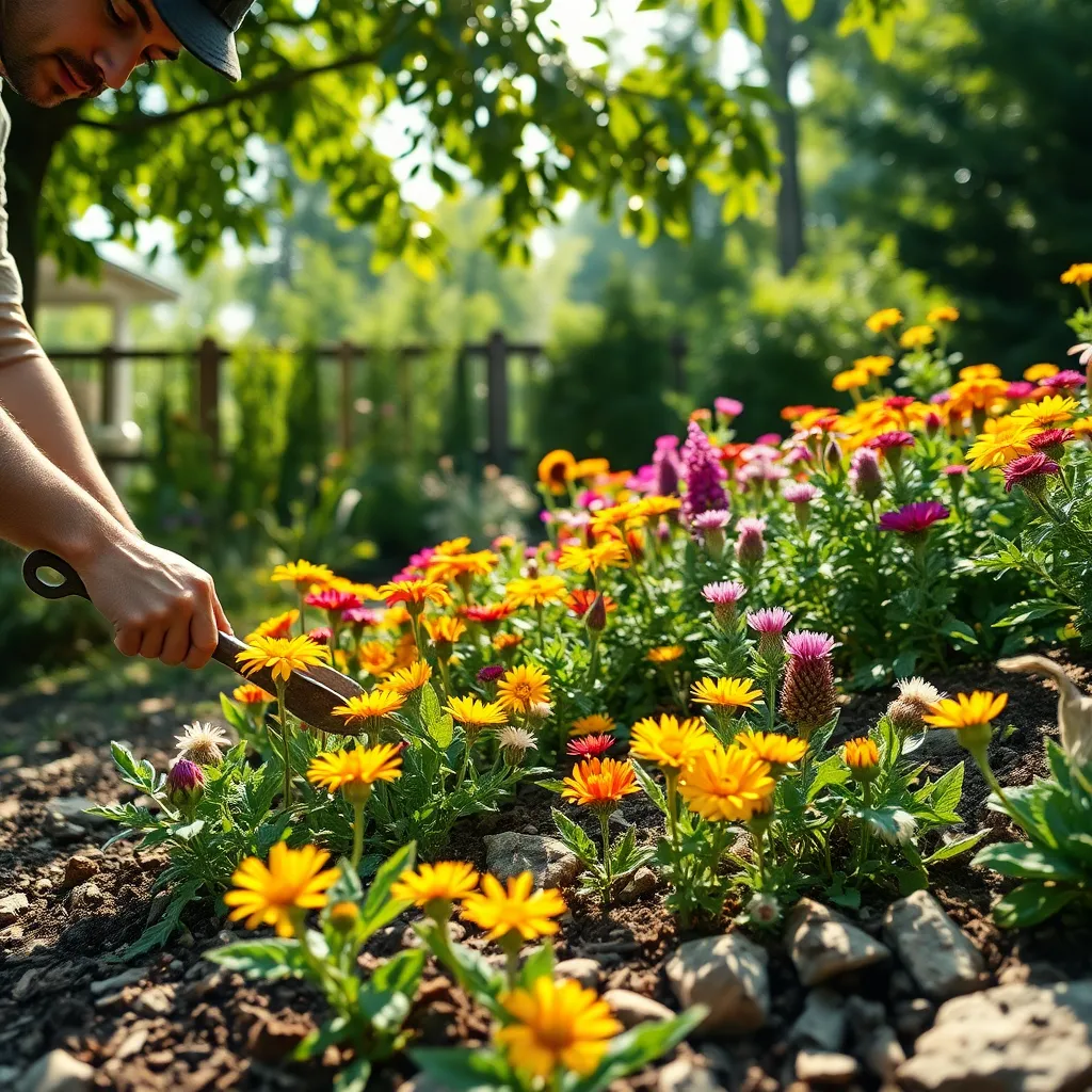 Monitor Growth and Manage Weeds