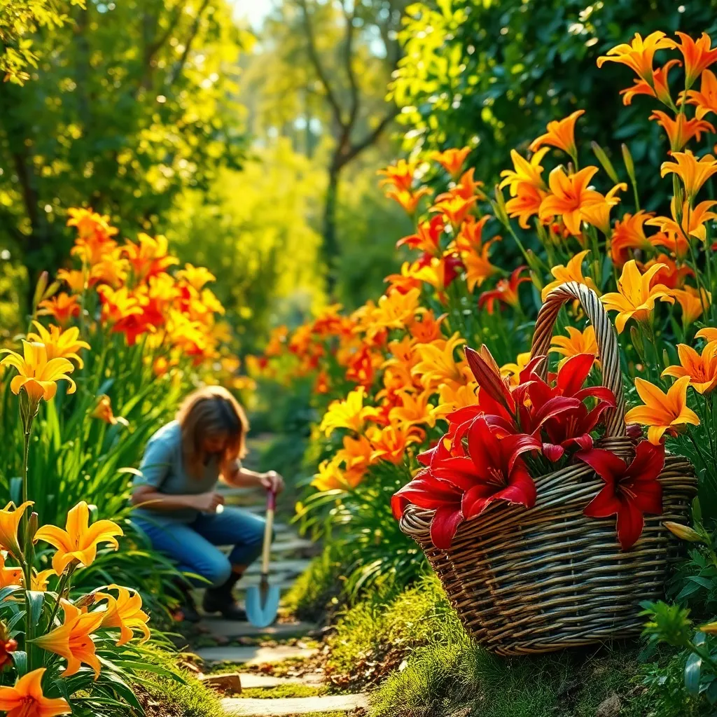 Daylilies (Vibrant Color Variety)