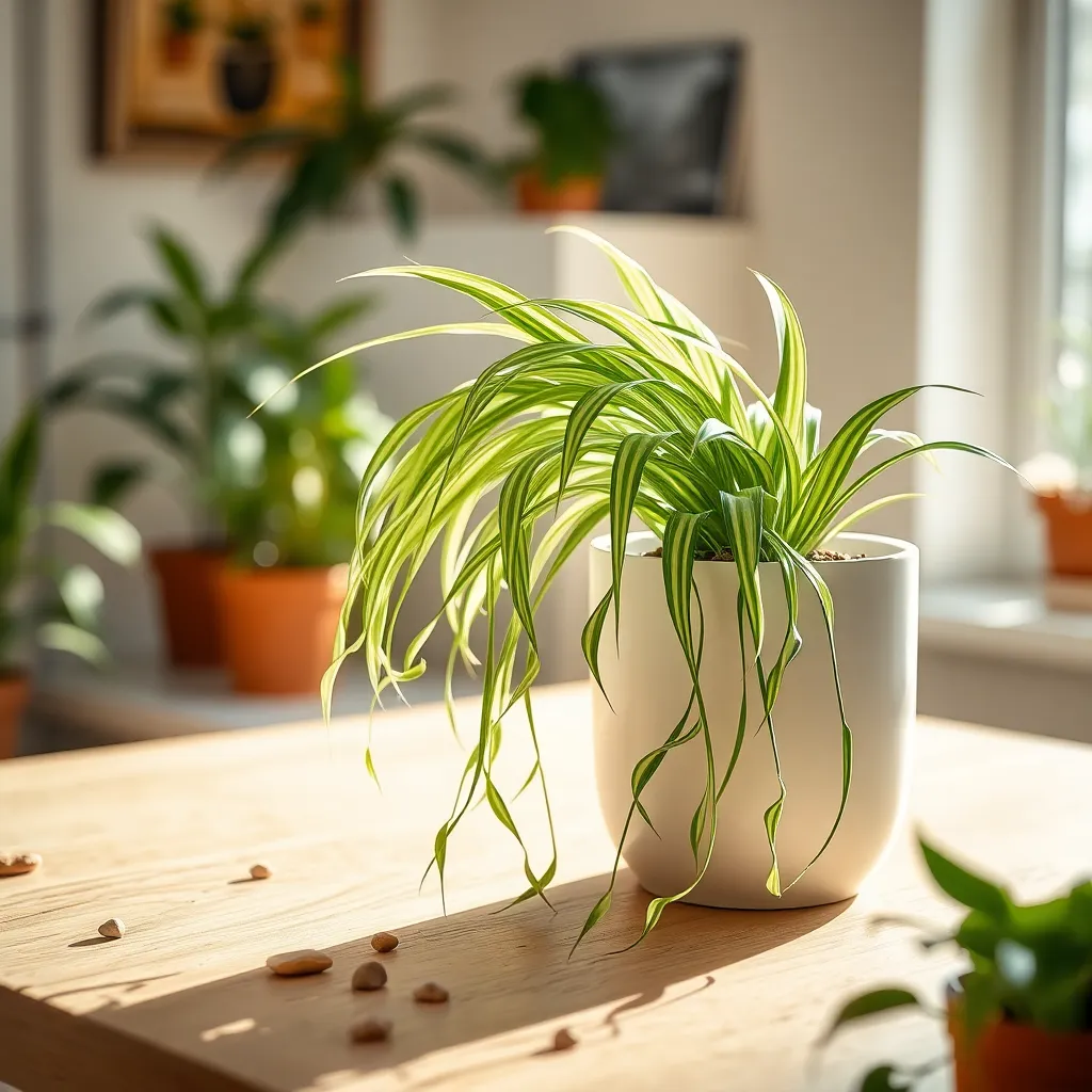 Spider Plant (Chlorophytum comosum)