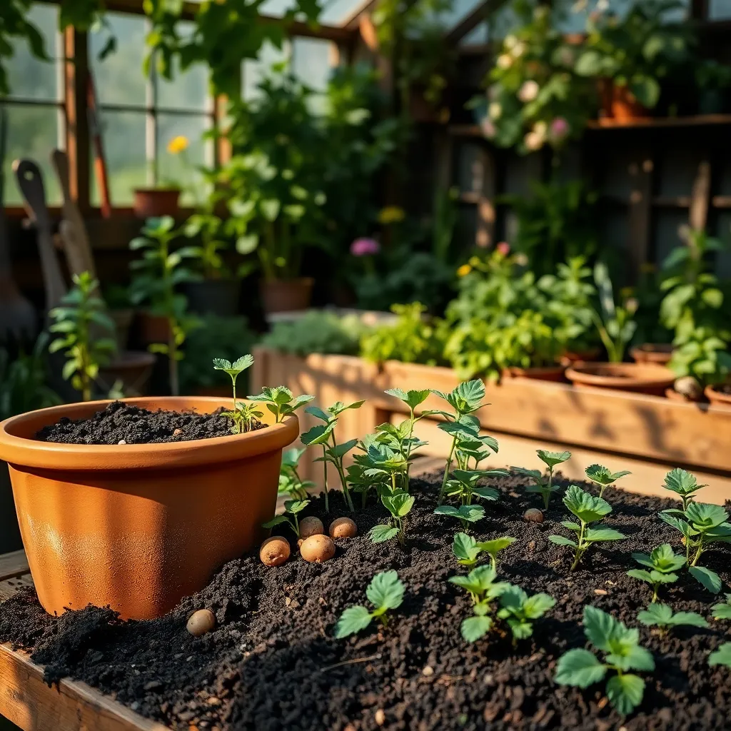 Fill with Quality Potting Mix