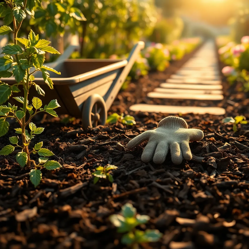 Implement Mulching to Reduce Weeds