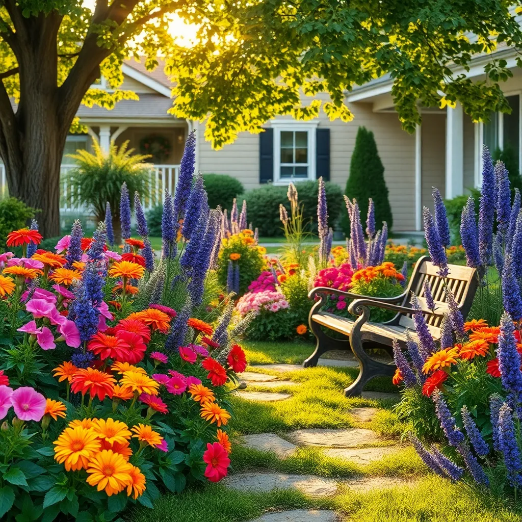 Adding Color with Flowering Plants